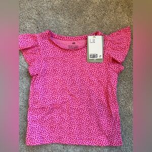 New Polka Dot Kids Ruffle Top